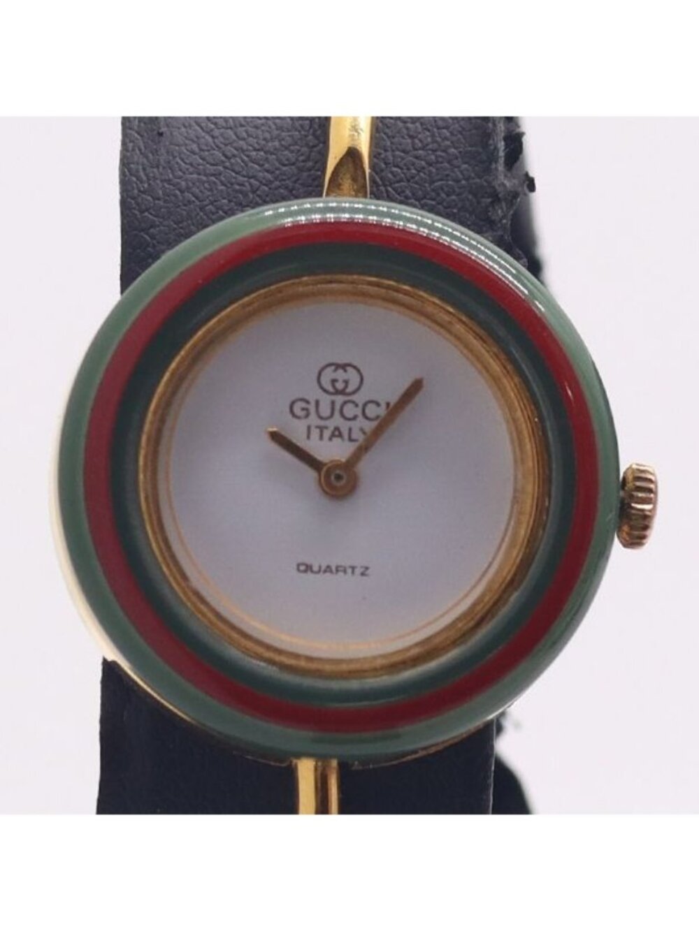 Gucci Change Bezel with 11/12 Bangle Watch White Dial
